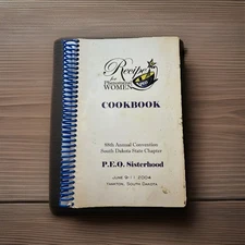 Yankton SD South Dakota Ethnic Swedish cookbook PEO German Kuchen Vintage 2004