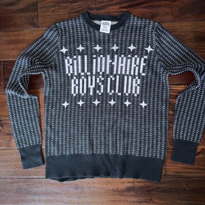 Billionaire Boys Club Black Knit Crewneck Sweater   Size Large 