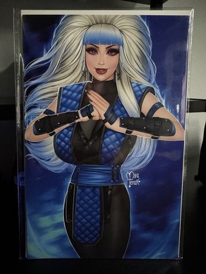 Totally Rad Kombat Gallery Gloria Virgin FULL NICE cover by Mya Terak NM