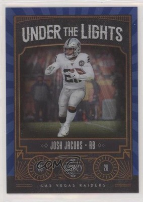 2020 Panini Legacy Under the Lights Sapphire 15/35 Josh Jacobs #UL-JA 7i2