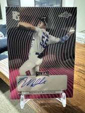 MICHAEL MULLINAX 2023 LEAF PERFECT GAME 1st PROSPECT RC AUTO #/20