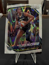 2025 Panini Prizm WNBA - White Seismic Prizms #48 - Teaira McCowan Dallas Wings