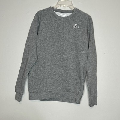 KAPPA Mens Sweatshirt Jumper Medium Gray Cotton
