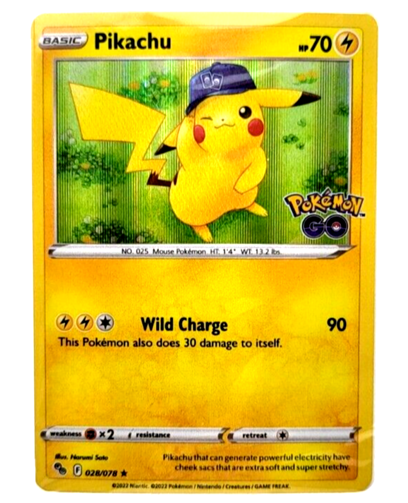 Pikachu Pokémon Go GameStop SEALED Promo Pokémon Trading