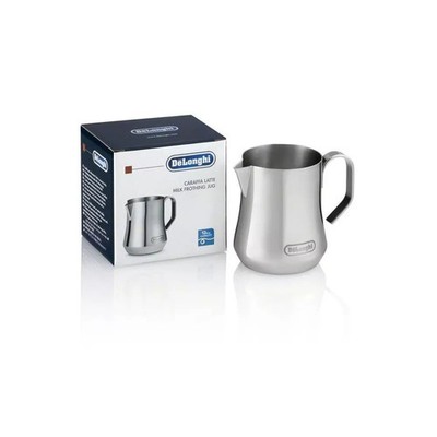 DeLonghi Stainless Steel Milk Frothing Jug 12 fl oz, Dishwasher Safe