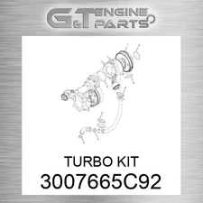 3007665C92 TURBO KIT fits INTERNATIONAL TRUCK (Surplus Open Box)