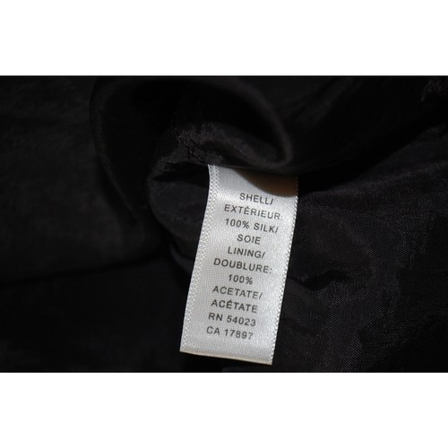 Banana Republic Womens 100% Silk Black High Waisted Classic Pencil Skirt Size 10 - Picture 9 of 9