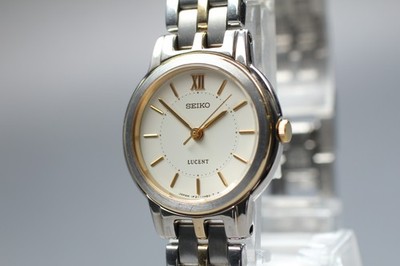 Vintage 1988 [N NEUWERTIG] SEIKO LUCENT 1F21-0K70 römisches Armband Quarz...