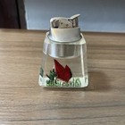 Vintage Mcm Evans Lucite Table Top 1950’s Mallard Duck Lighter. Not Tested.