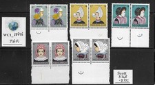 WC1_18636. NETHERLANDS.Pairs 1960 CHILD WELFARE semi-postal set.Sc.B336-B340.MNH
