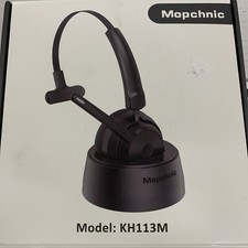 Mopchnic KH113M Black Wireless On the Ear Mono Bluetooth Headset With Manual New