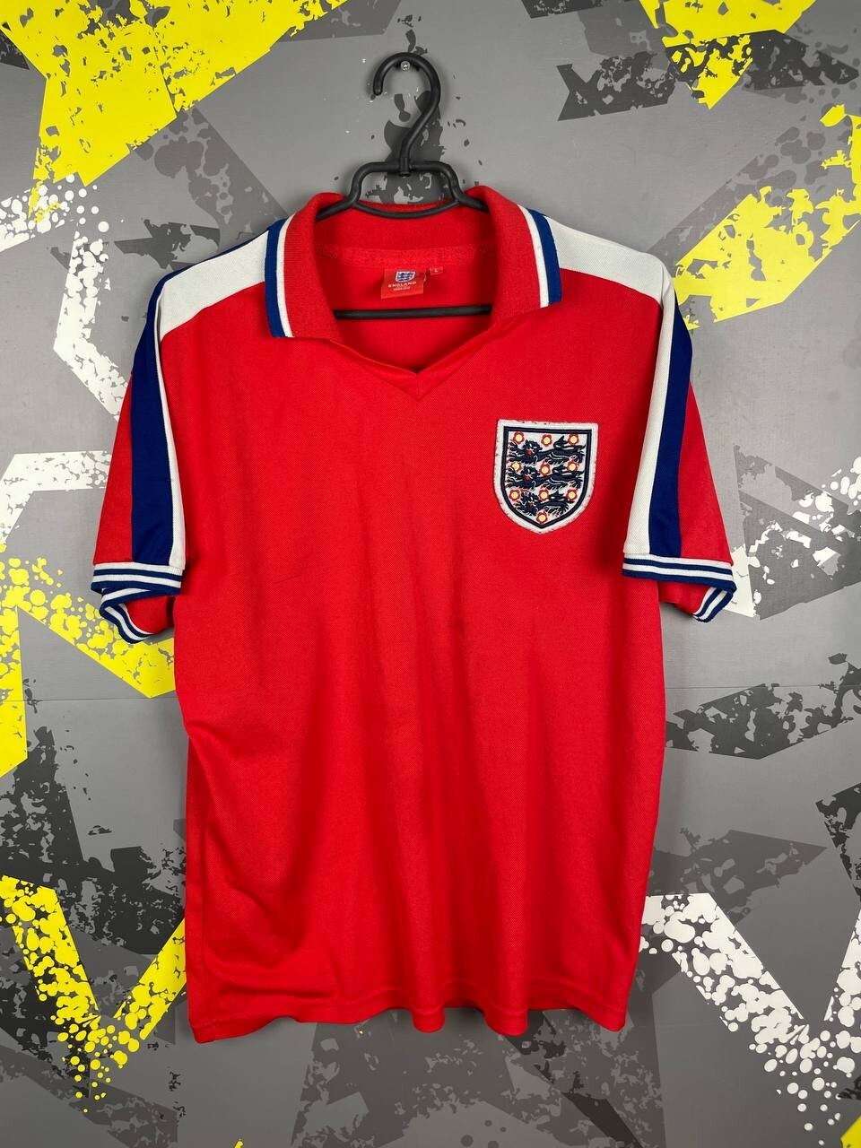 England Team Jersey Retro Replicas Football Soccer Shirt Official Men Sz L ig93