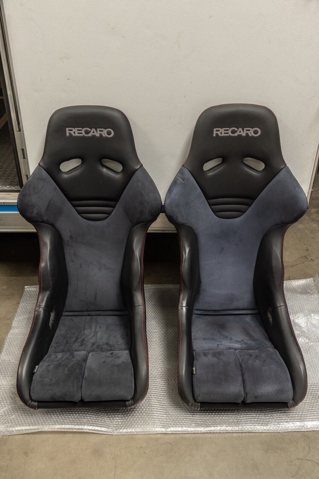 ASM RECARO CL RS-G Leather Alcantara Bucket Seats S2000 CIVIC RSX RX7 SUPRA  GTR