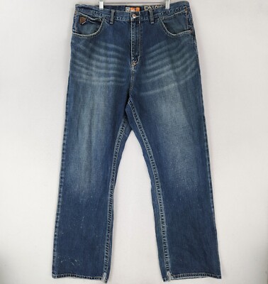 Akademiks Jeans Mens 40X32 Blue Straight Leg Medium Wash Vintage