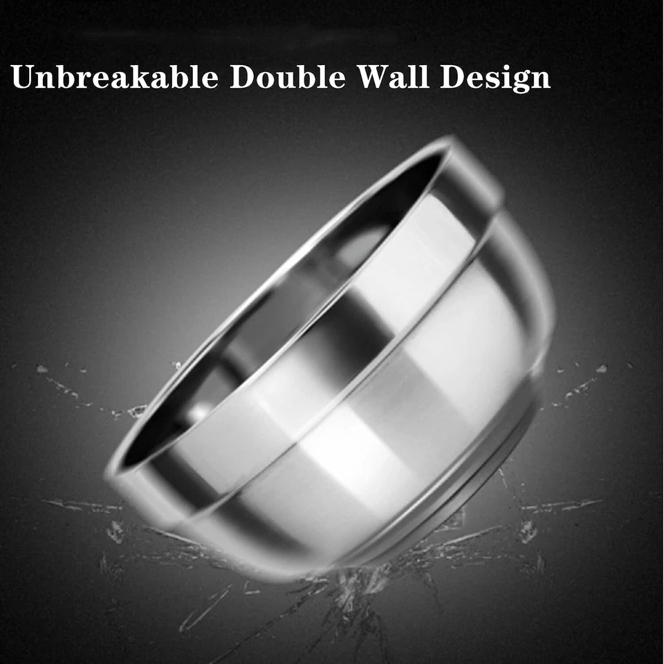 6 Pack 18/8 Stainless Steel Bowls Double Walled Insulated Soup Bowls 12 Oz - Image 4 of 4