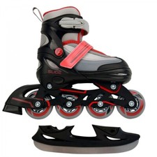 Amigo Slide Transforming and Extending Kids Inline Roller Ice Skates Blades