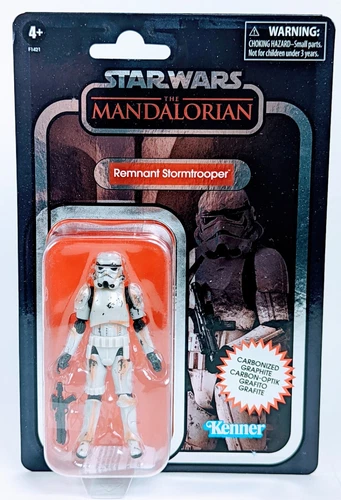 STAR WARS Vintage Carbonized Mandalorian Remnant Stormtrooper 3.75" MOC NEW