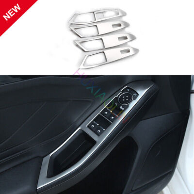 For Ford Focus ST RS 19-20 Silver Titanium Window lift Panel Switch Cover Trim