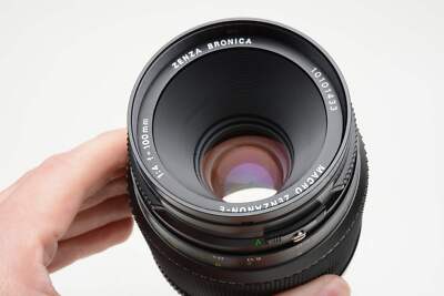 Bronica Macro Zenzanon-E 100mm f4 for ETR, Very clean, sharp, Nice