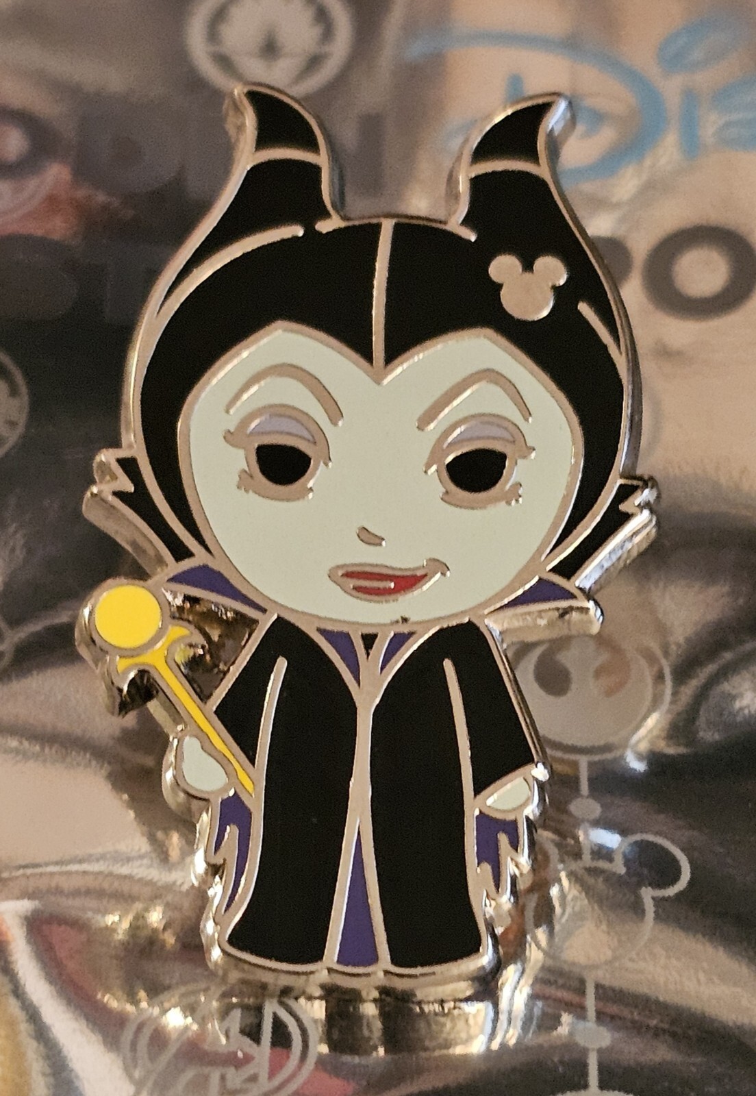Disney Pin Villains Maleficent Hidden Mickey 2024  FREE SHIP