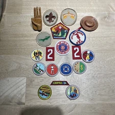 Assorted BSA patches And Hand Made Items   17 Patches And 2 Handmade.🔥🔥🔥