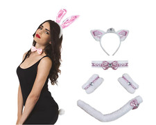 Set Coniglietta Sexy Travestimenti Adulti Donna Costume Vestito Carnevale Sexy