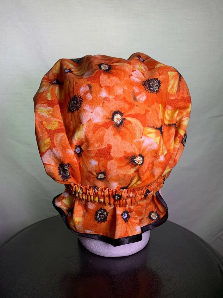 RN Cap Medical Surgical Scrub Nurse Hat Chef Headgear Headpiece HandMade in USA - Image 2 of 4