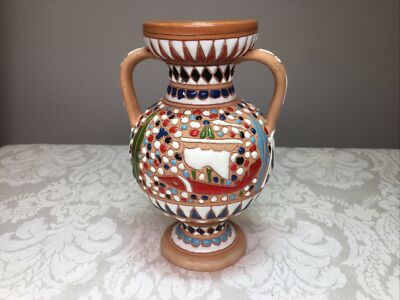 Terracotta Amphora Pottery Vase Spathas Keramik Archagelos Rhodes Greek Ship 6 