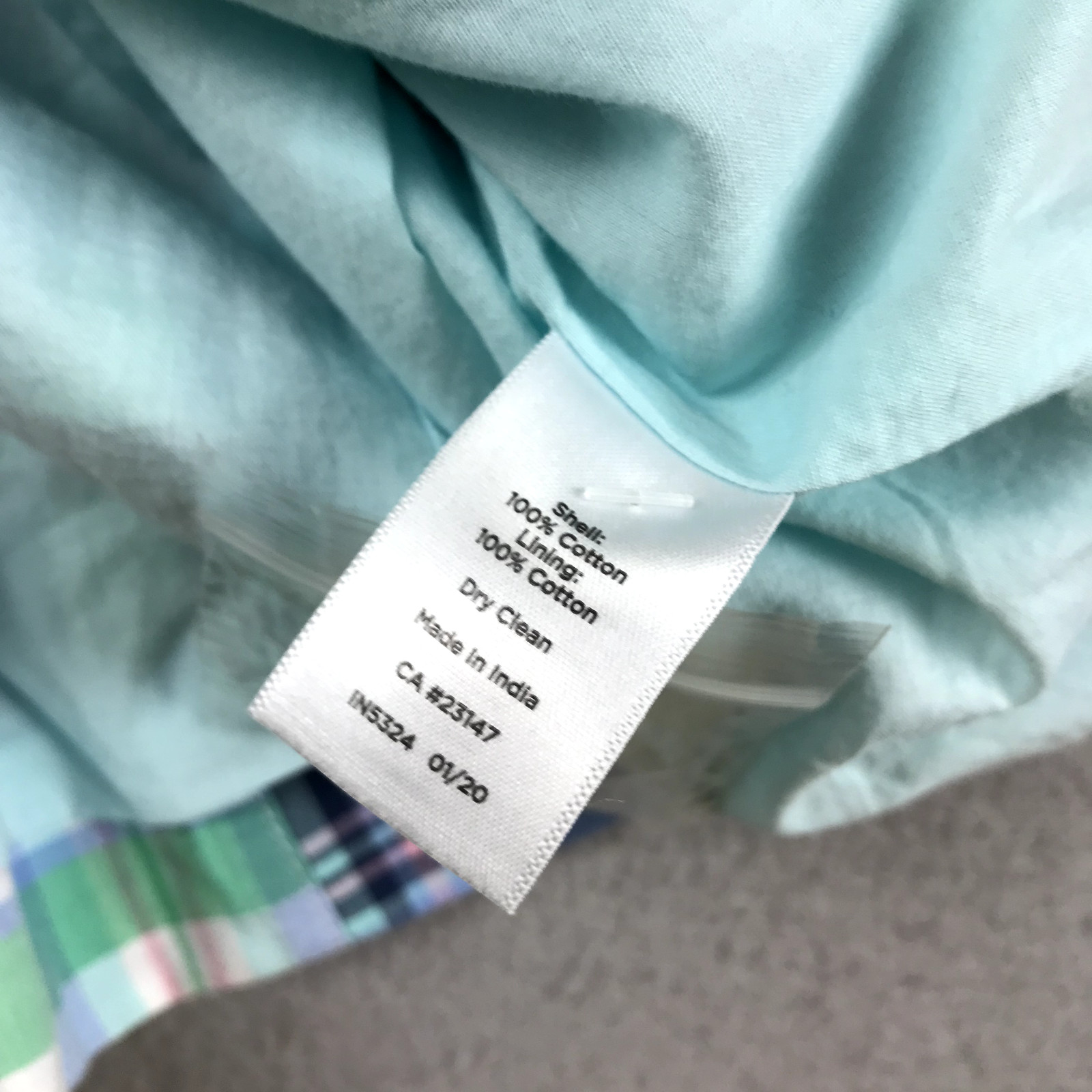 Talbots Jacket Womens 10 Blue Patchwork Lined But… - image 4