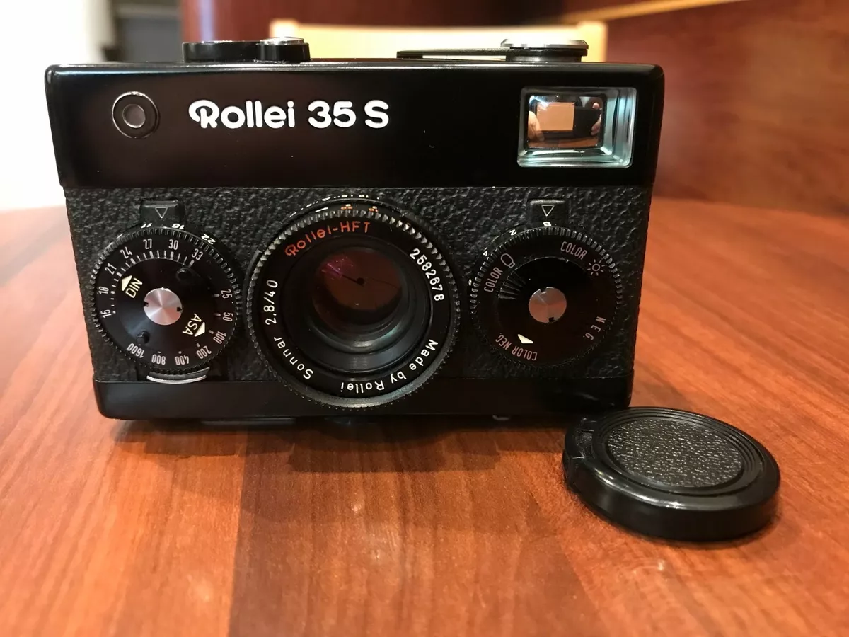 Meter Works 【N MINT】 Rollei 35 S BLACK Singapore HFT Sonnar 40mm f2.8 from JAPAN