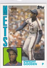 DWIGHT GOODEN ROOKIE CARD New York Mets Baseball RP RC 1984 Topps Reprint MLB LE