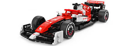 JAMARA 402807 Alfa Romeo F1 C42 rot 340 Teile Formel 1 Klemmbausteine