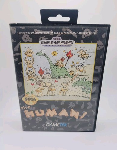 Humans (Sega Genesis, 1992) Tested And Working, Fast Ship!
