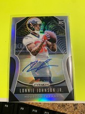 2019 PANINI PRIZM SILVER AUTOGRAPH LONNIE JOHNSON JR. ~ #396