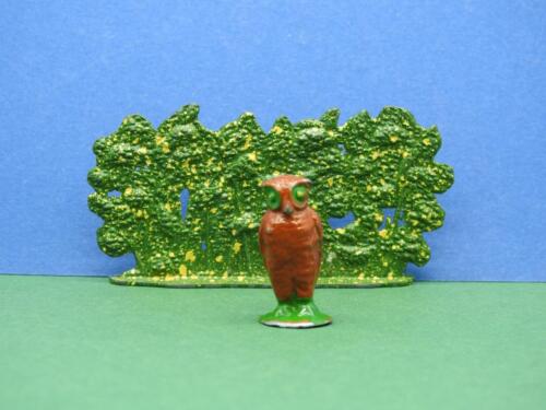 JOHILLCO VINTAGE 1950s LEAD FARM GARDEN SERIES BROWN OWL AND TIMPO HEDGE - Picture 2 of 6