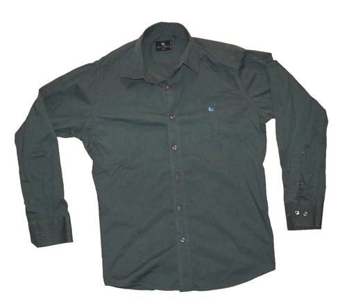 Chemise Homme Vintage ETRO Milano - Coton Et Lin - Taille M - Made In Italy - Occasion Très Bon état