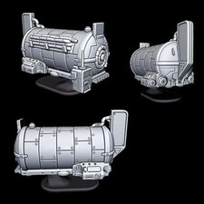 Fuel Tanker - Novus Landing - Starfinder - Cyberpunk - Science Fiction - Syfy - 