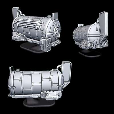 Fuel Tanker - Novus Landing - Starfinder - Cyberpunk - Science Fiction - Syfy - 