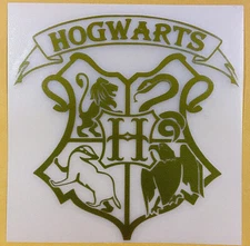 Hogwarts Shield Choose Type Harry Potter Vinyl Decal Stickers NEW Die-Cut