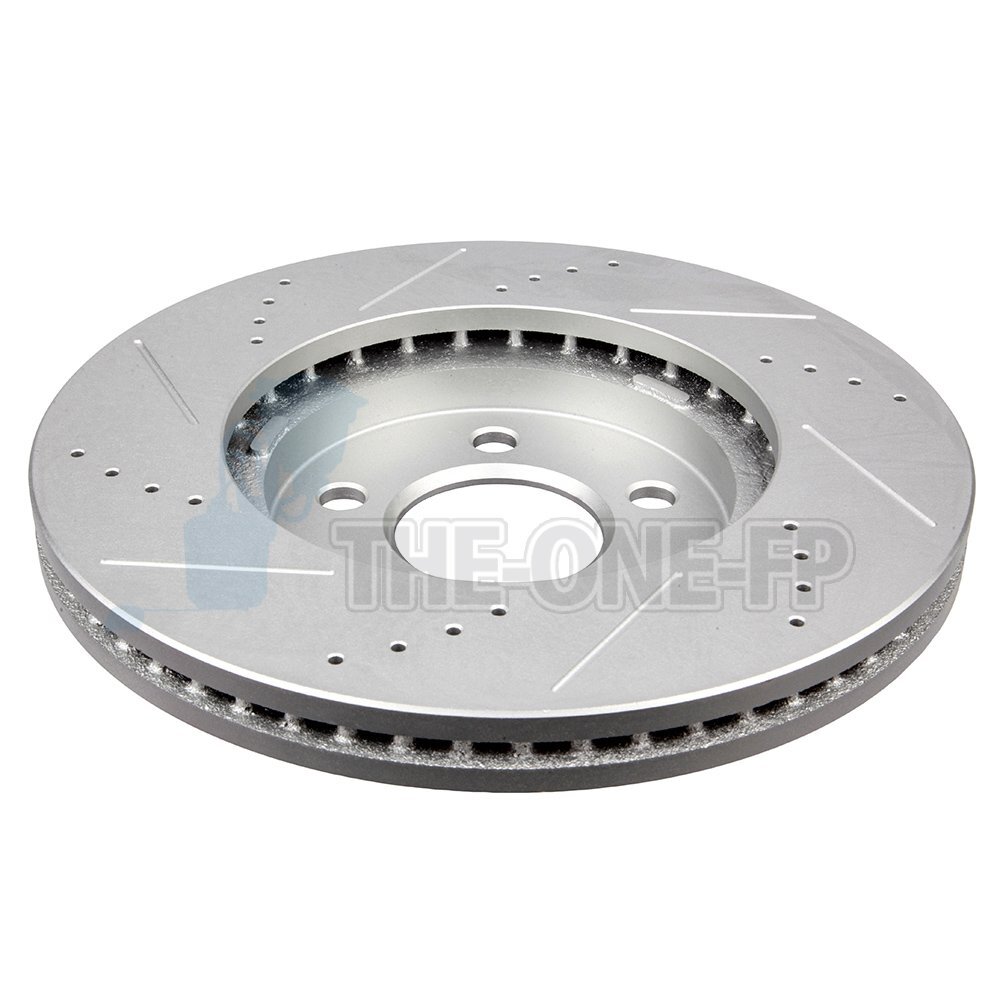 For 0311 Crown Vic 0310 Grand Marquis Front Drilled And Slotted Brake