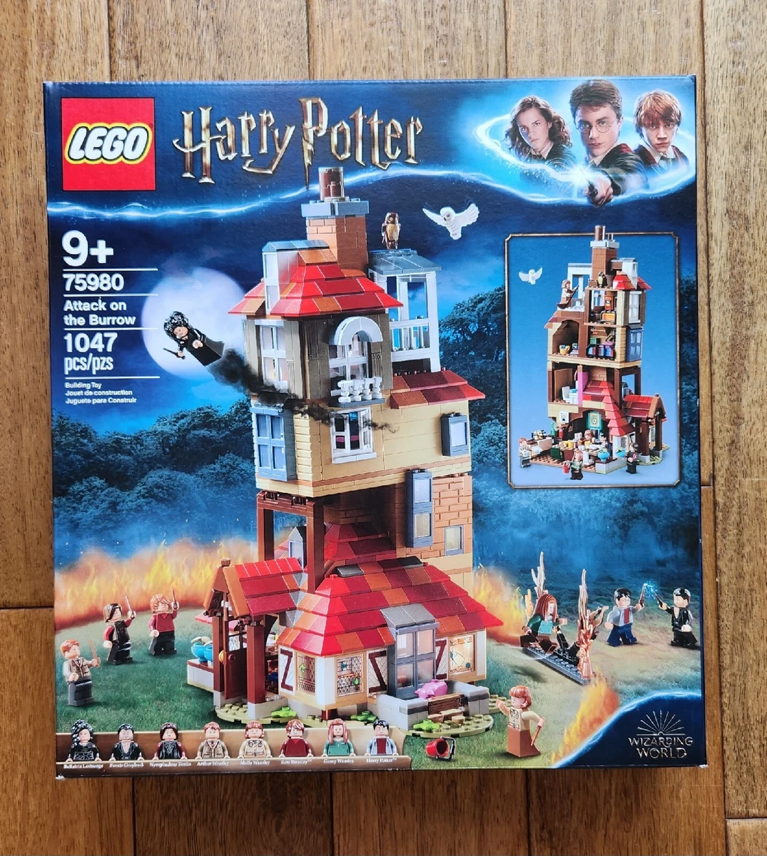 New NIB Lego Harry Potter Attack on the Burrow 75980 Retired eBay