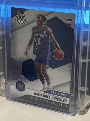 Immanuel Quickley 2020 Panini Mosaic NBA Debut Rookie RC #277 New York ...