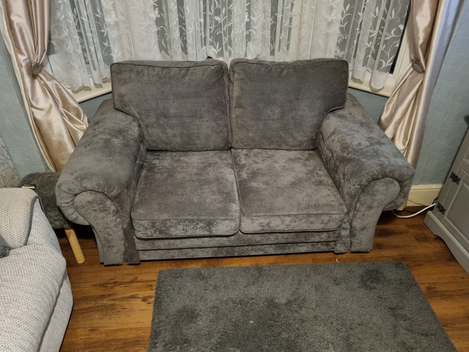 verona 2 and 3 seater grey sofas eBay