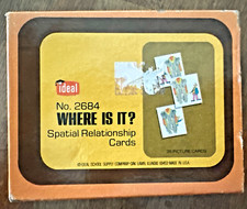 Vintage 1976 Where Is It Spatial Relationship Cards No. 2684 Ideal Company