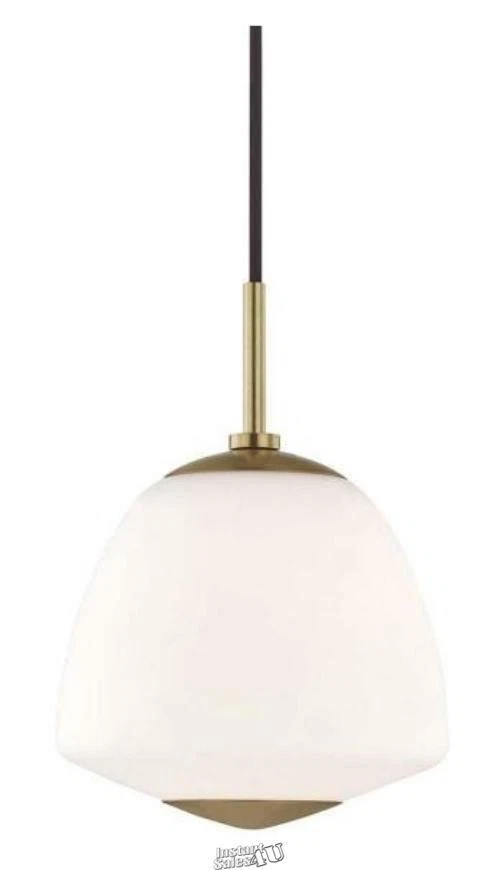 Colgante pequeño de bronce antiguo de 1 luz Mitzi Hudson Valley Lighting Jane Foto 2 de 2