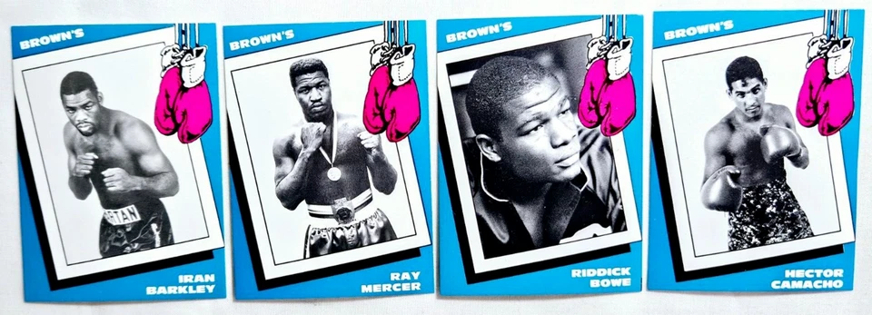 1990 Brown's Boxing Complete (72) Card Set Riddick Bowe & Hector Camacho Rookie - Image 2 of 3