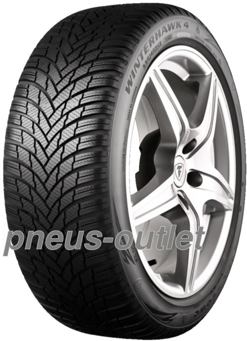 Pneu hiver Firestone Winterhawk 4 évite le patinage sur route enneigée XL