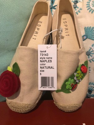 esprit canvas shoes