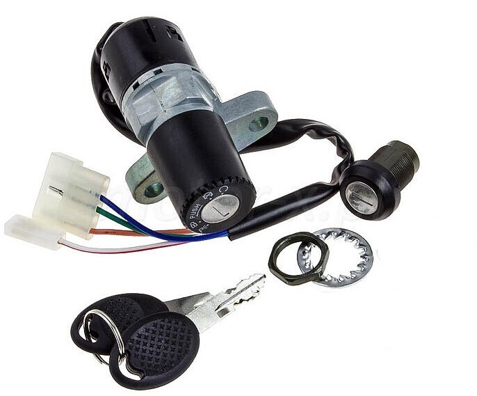 Lockset to fit Aprilia RX / SX 50, 125, 4 Wire, Lock and Keys, ref