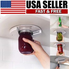 Jar Opener for Weak Hands Seniors w/ Arthritis Under Cabinet Lid Opener